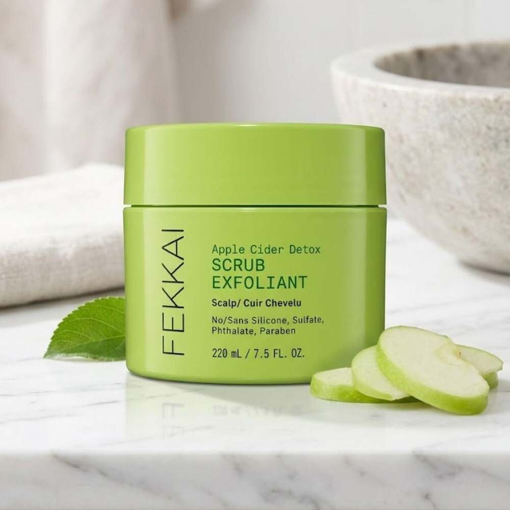 FEKKAI Apple Cider Detox Scalp Scrub Exfoliant 7.5 oz